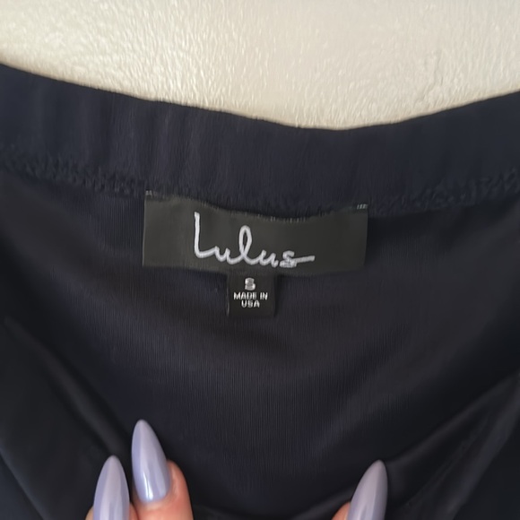 Lulu navy blue jumpsuit - Picture 3 of 5